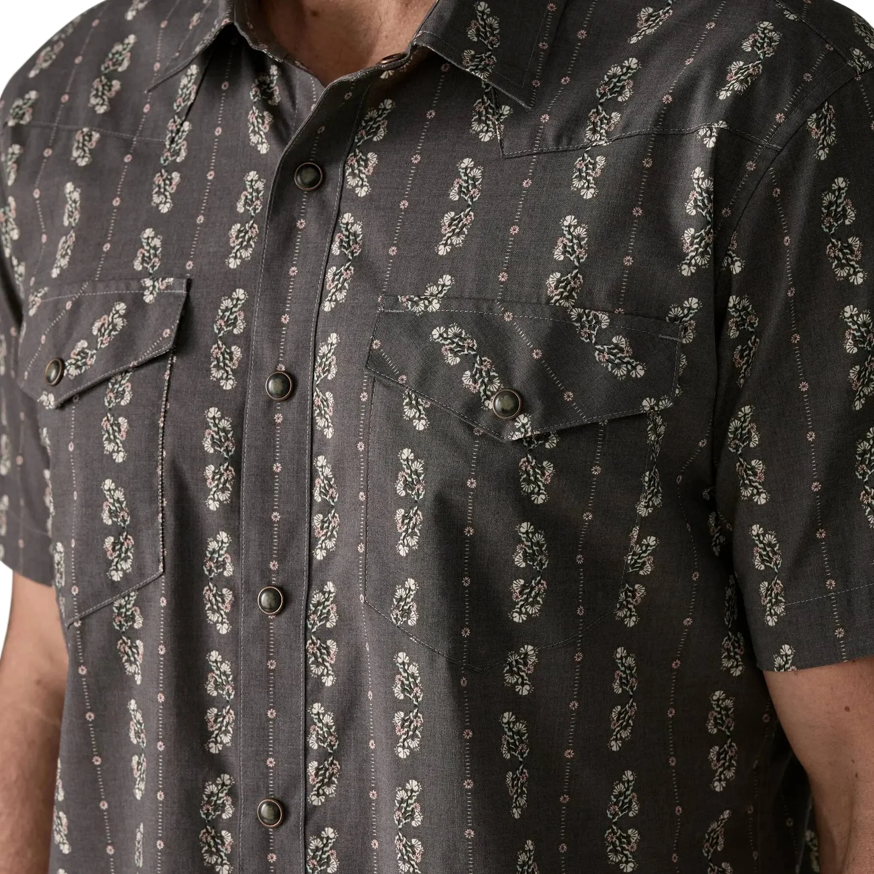 Men's Go-To Western Shirt - Lowlands: Forge Grey - Image 2