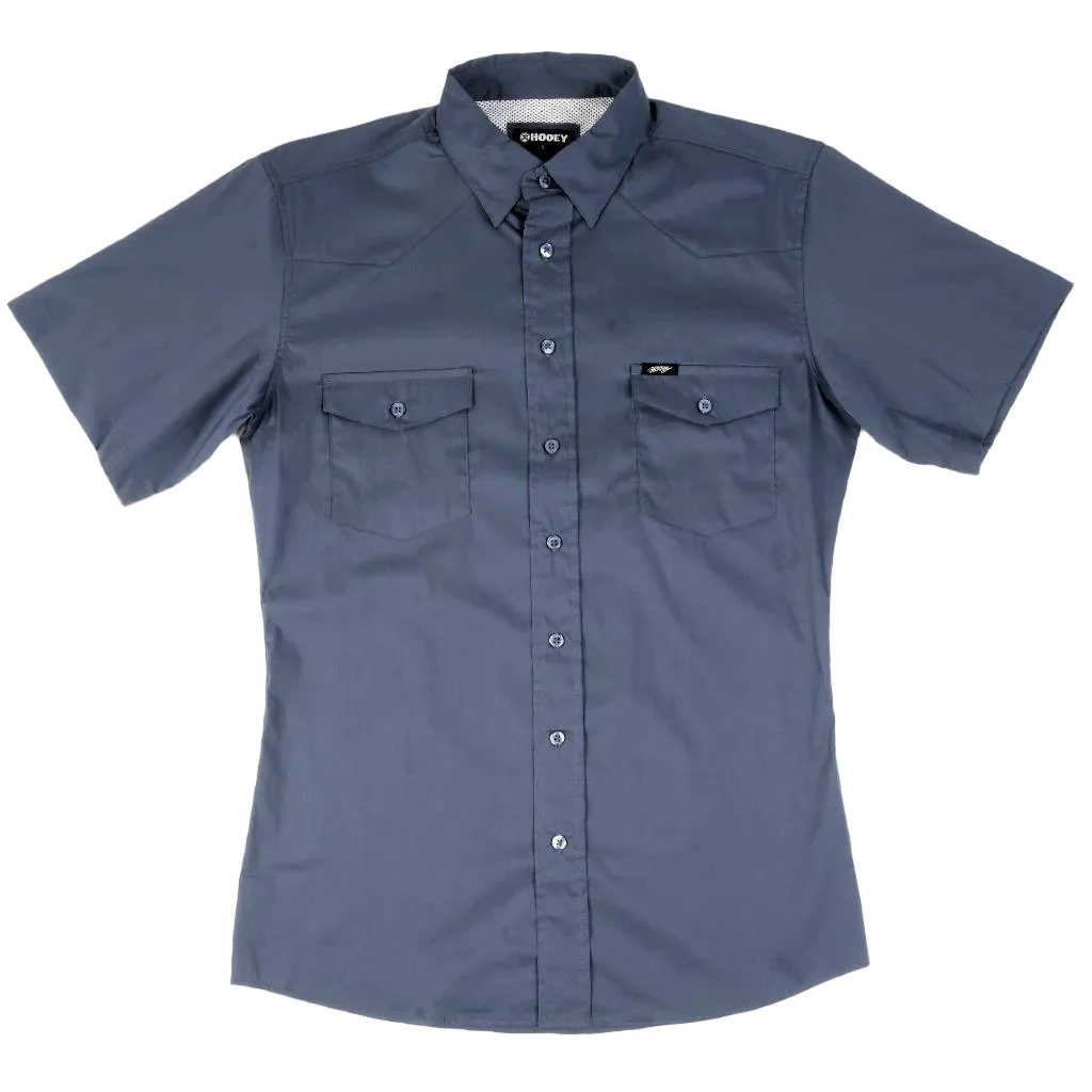 Hooey Men's Maverick Vintage Indigo Blue Button Down Shirt