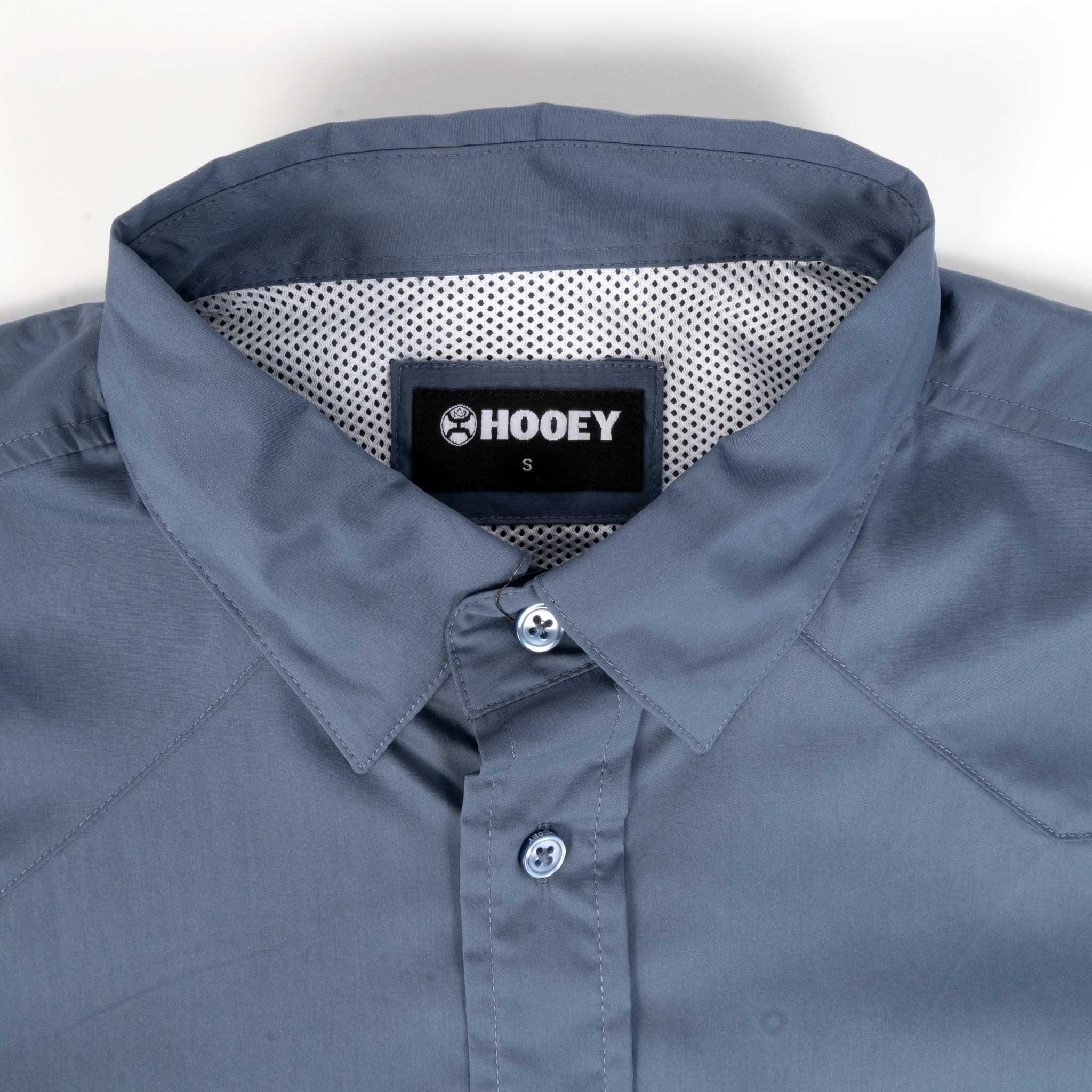 Hooey Men's Maverick Vintage Indigo Blue Button Down Shirt - Image 2