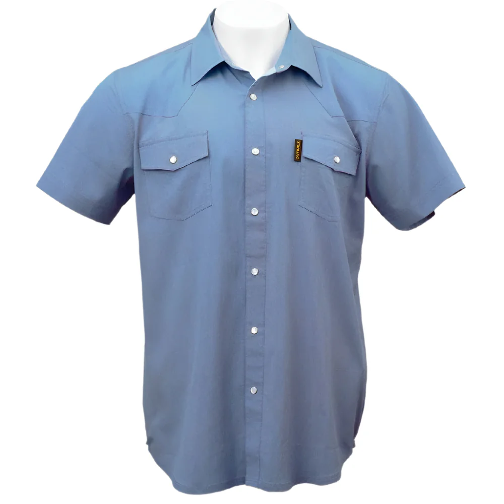 Outback Trading Men's Moab Pearl Snap Western Shirt - FINAL SALE