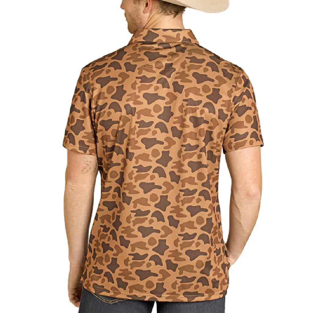Rock & Roll Denim Men's Camo Polo Shirt - Image 2