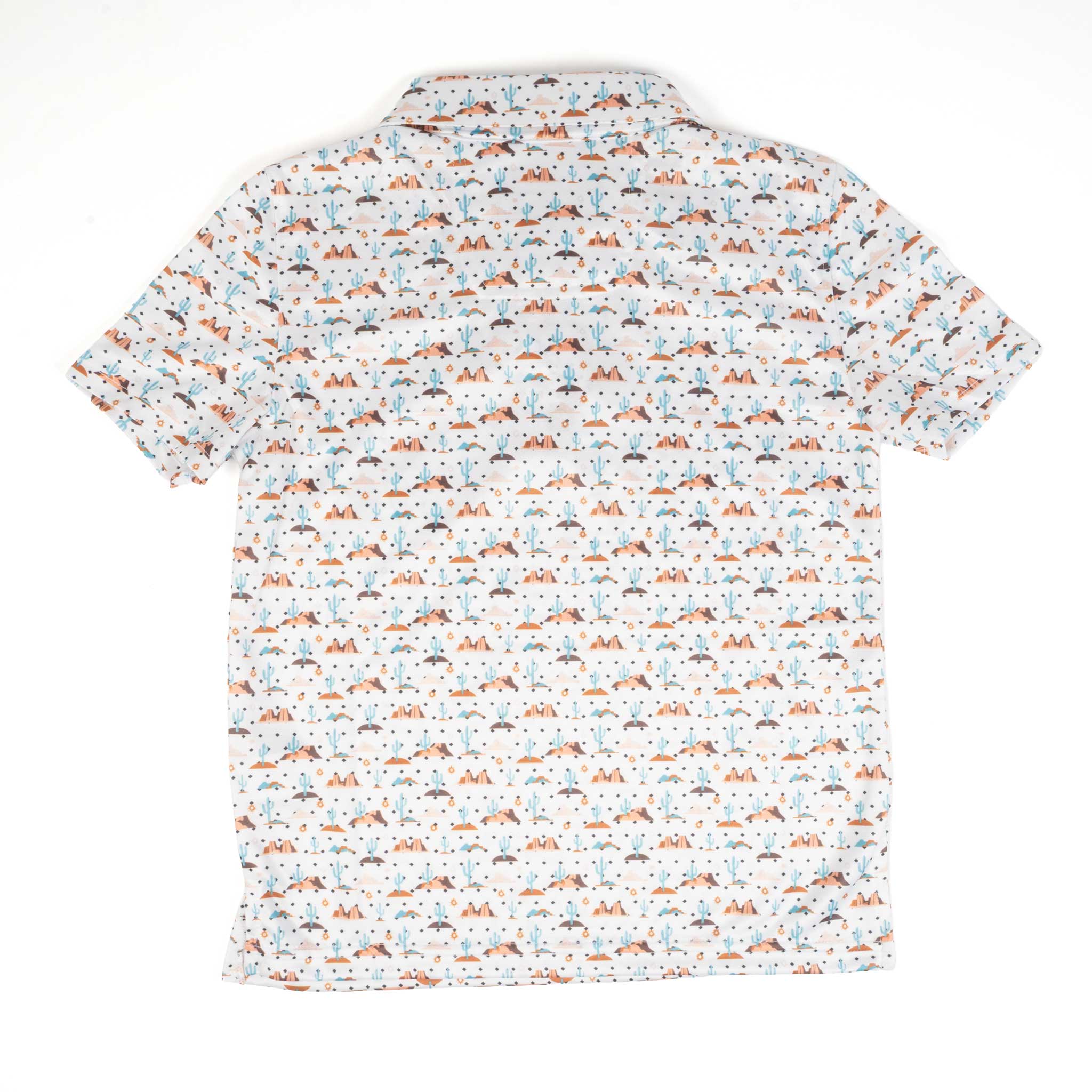 Panhandle Slim Boy's Desert Print Pearl Snap Polo Shirt - Image 2