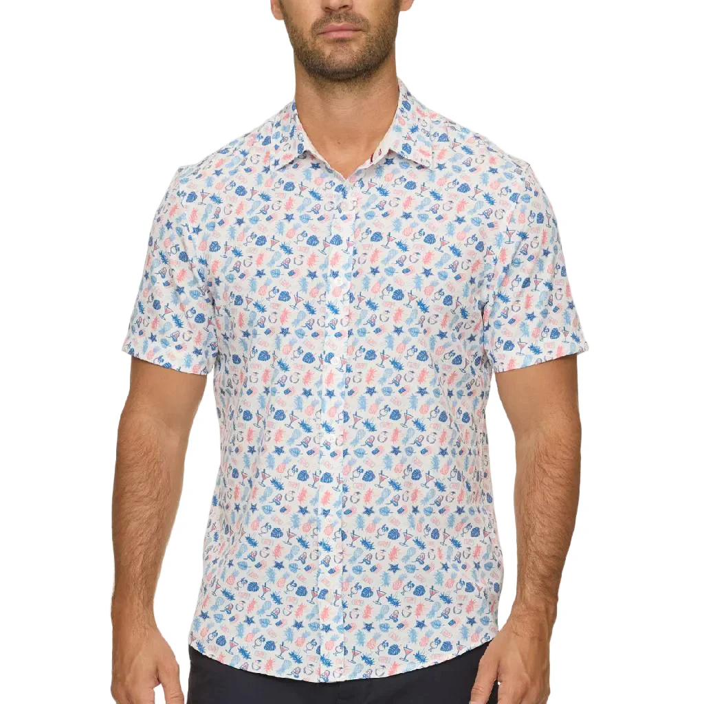 Flag & Anthem Men's Sayreville Americana Drink Button Down Shirt