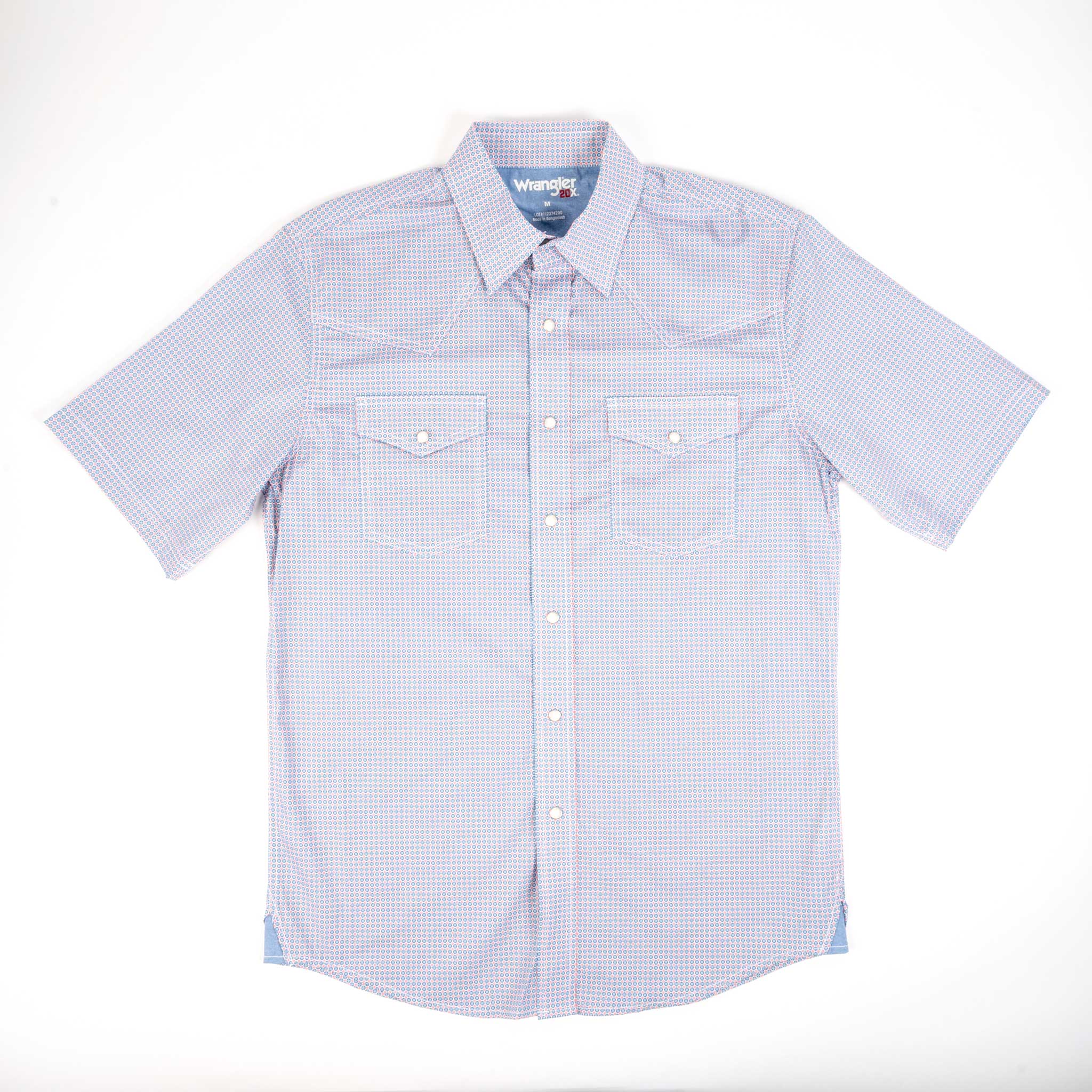Wrangler Men's Snap 20X Competition Geo Shirt
