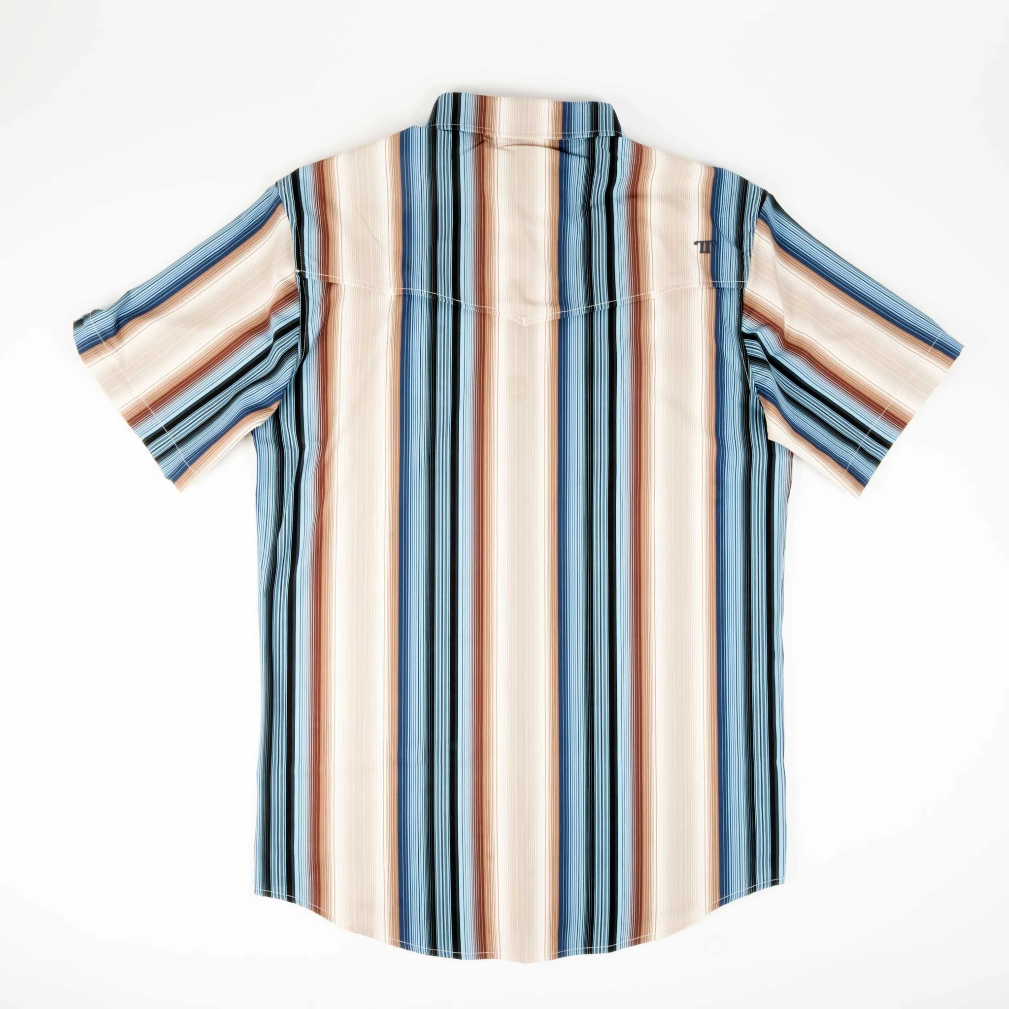 Ferrell Brand Harrison Cream Pearl Snap Shirt - Image 2