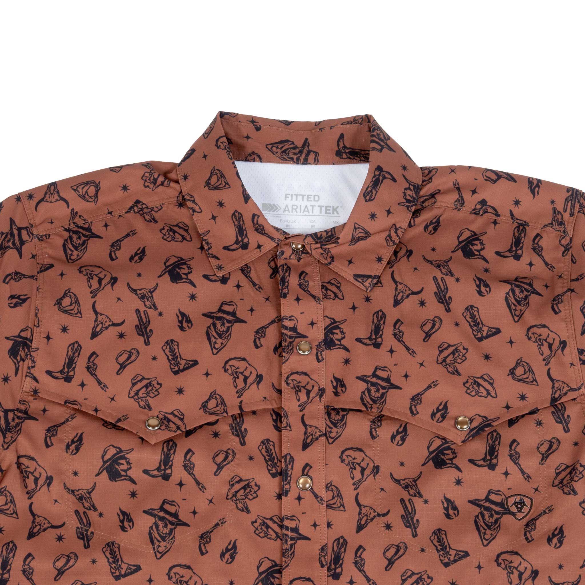 Ariat Men's VentTek Western Classic Fit Pearl Snap Shirt - Image 3