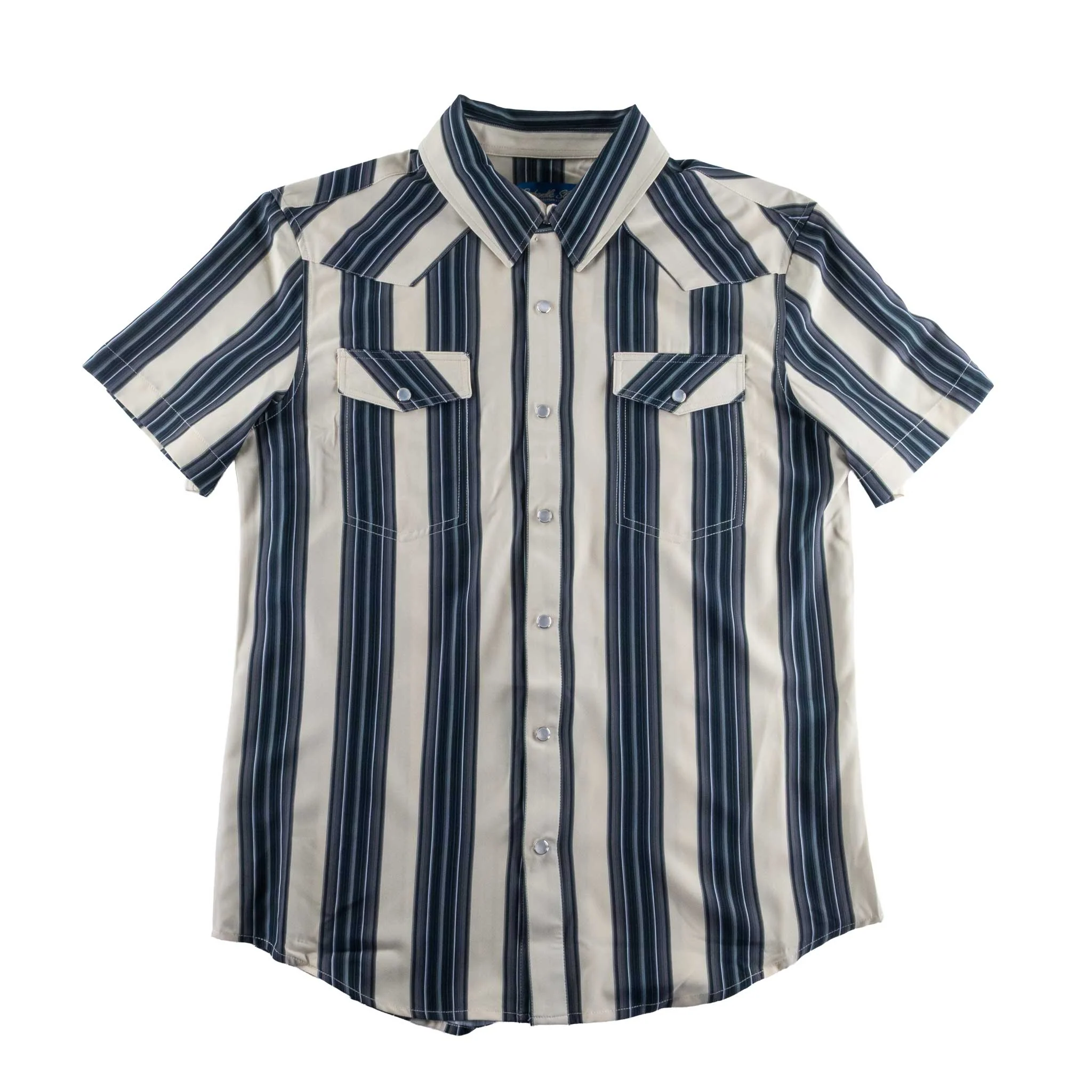 Panhandle Slim Men's Western Black Stripe Snap Shirt