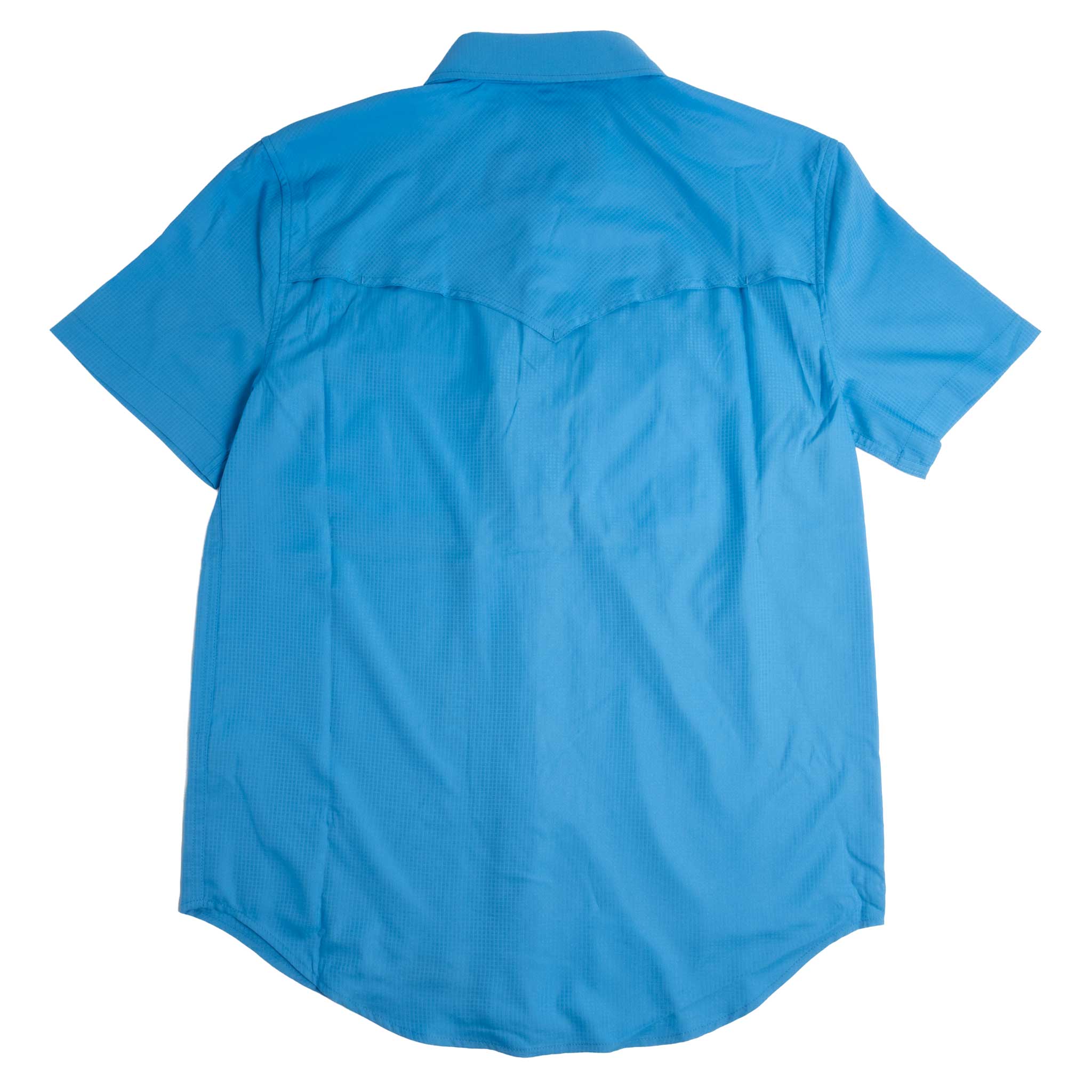 Rock & Roll Denim Men's Tek Ripstop Pearl Snap Shirt - Blue - Image 2