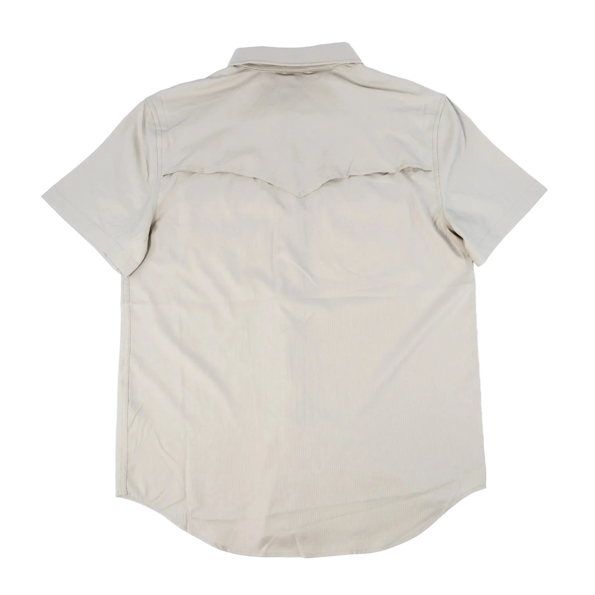Rock & Roll Denim Men's Tek Ripstop Pearl Snap Shirt - Tan - Image 2