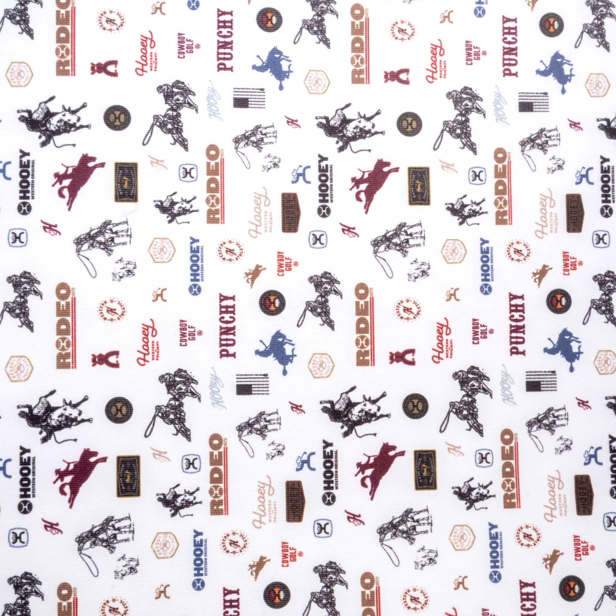 Hooey Men's Weekender Rodeo White Polo Shirt - Image 3
