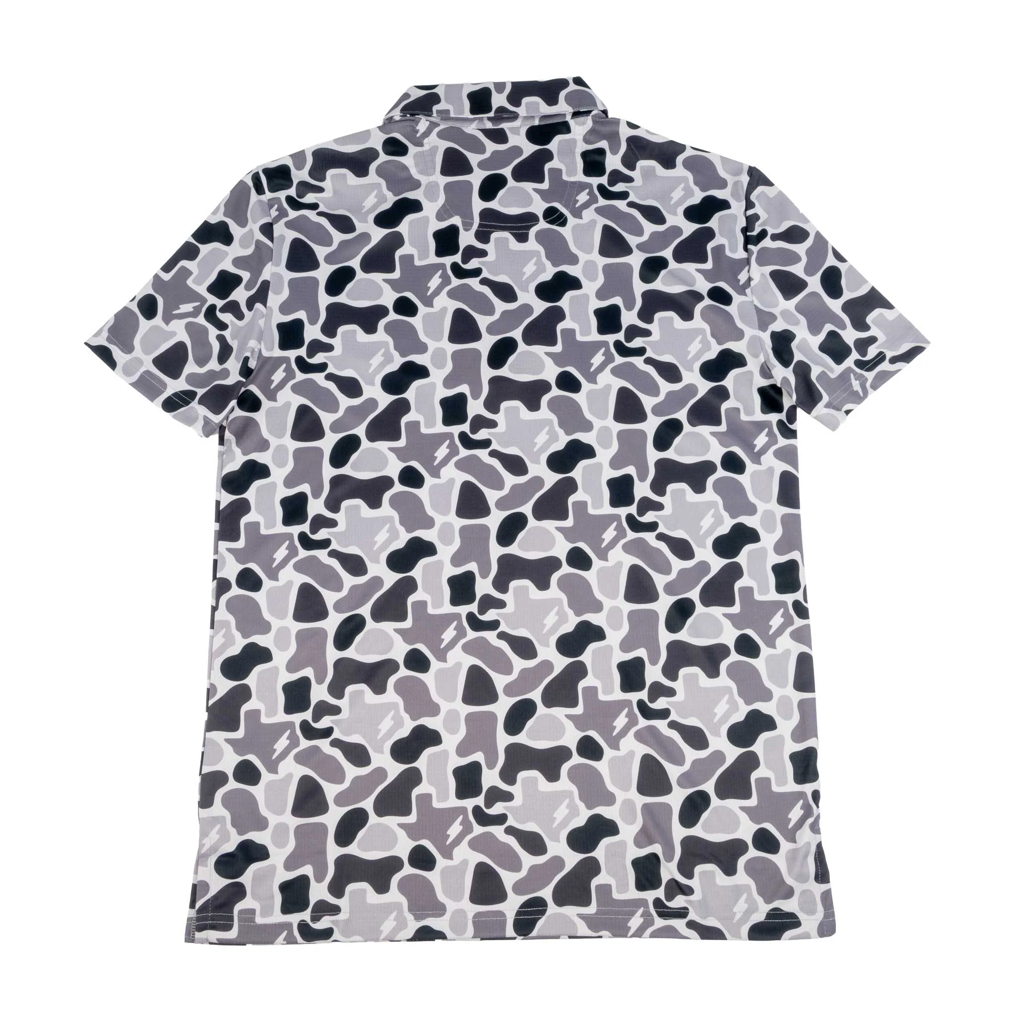 Rock & Roll Denim Men's X Koe Wetzel Grey Polo Shirt - Image 2