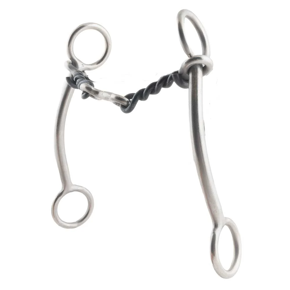 Simplicity Twisted Dogbone Sliding Gag Bit