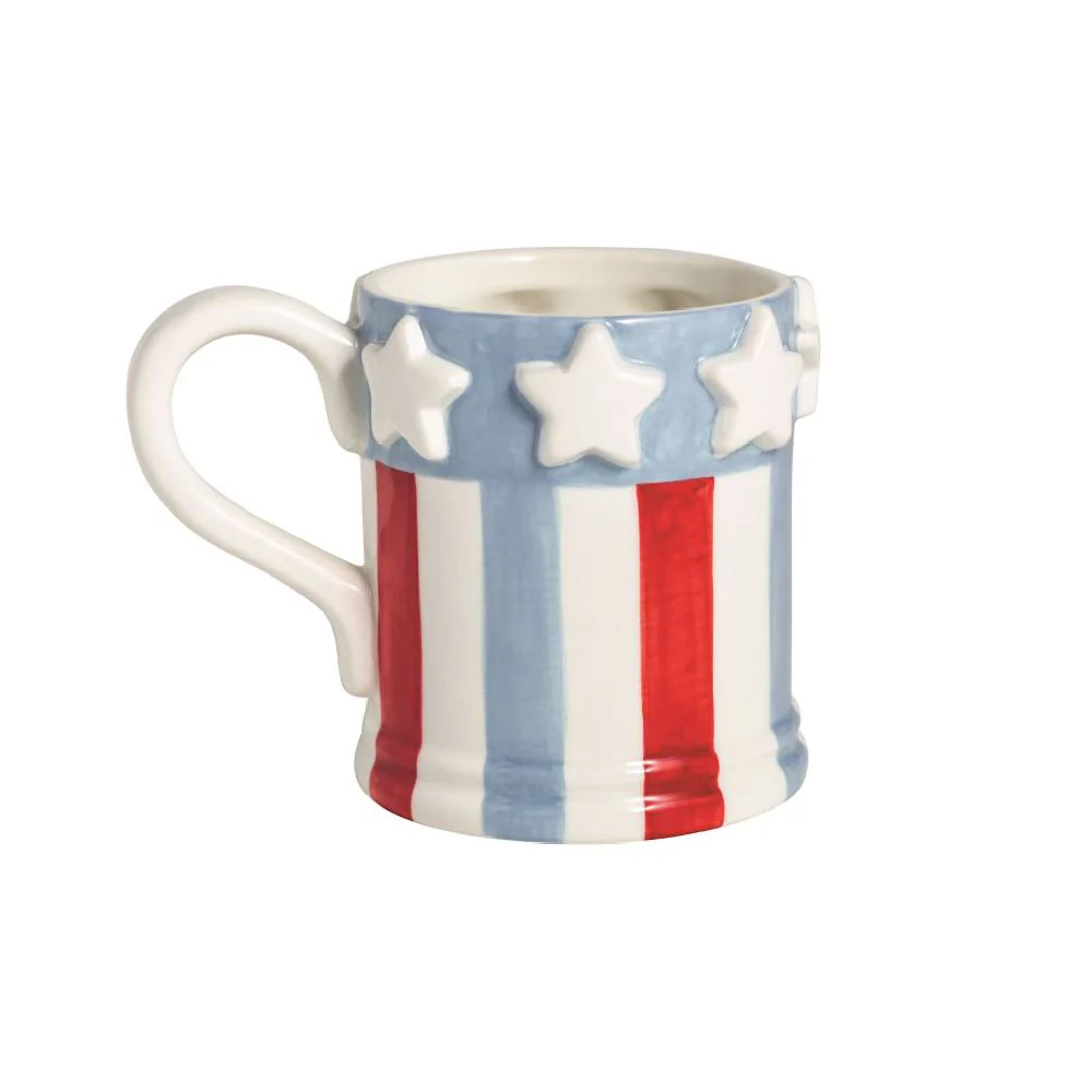 Mud Pie Star Americana Mug
