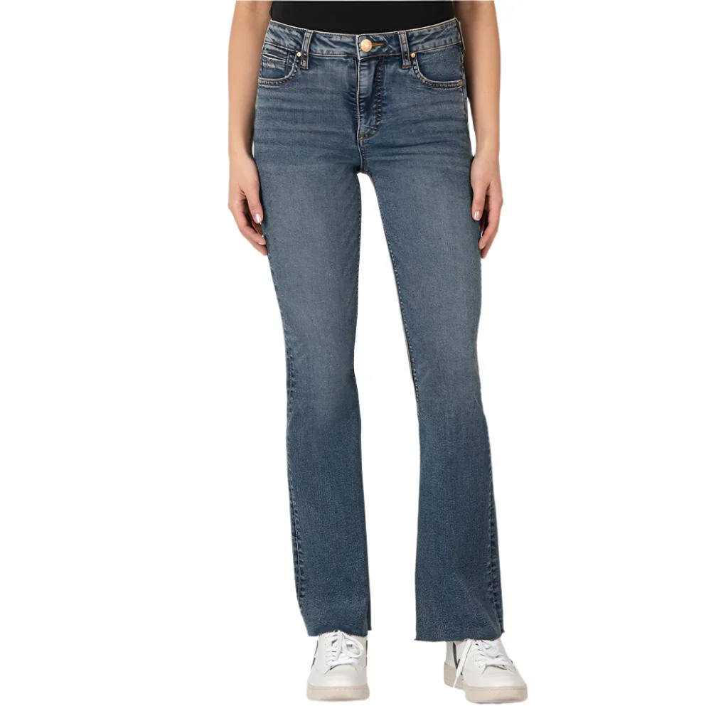 Kut Stella High Rise Fab Ab Flare Jean - Image 3