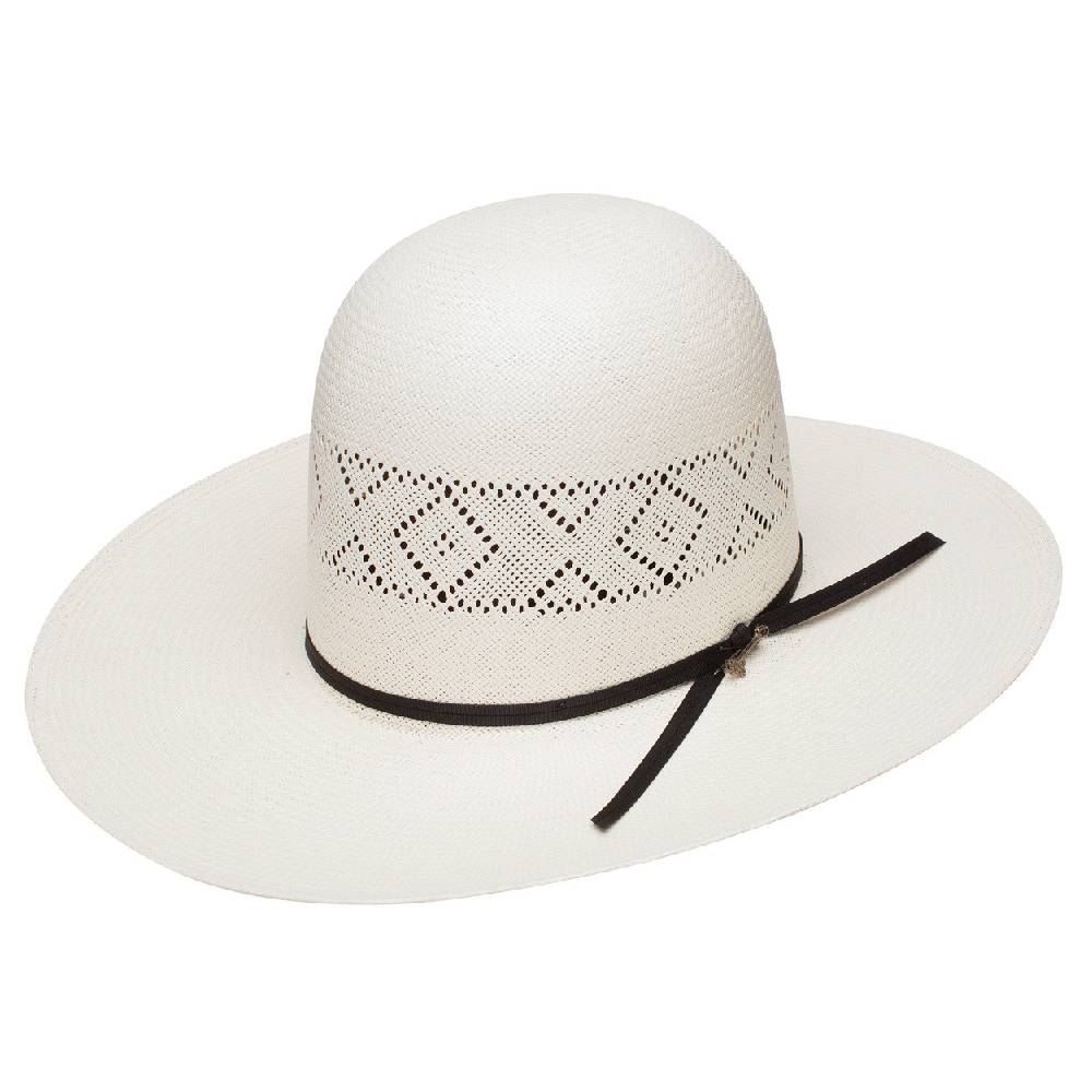 Stetson Saddleman Natural Open Crown Straw Hat