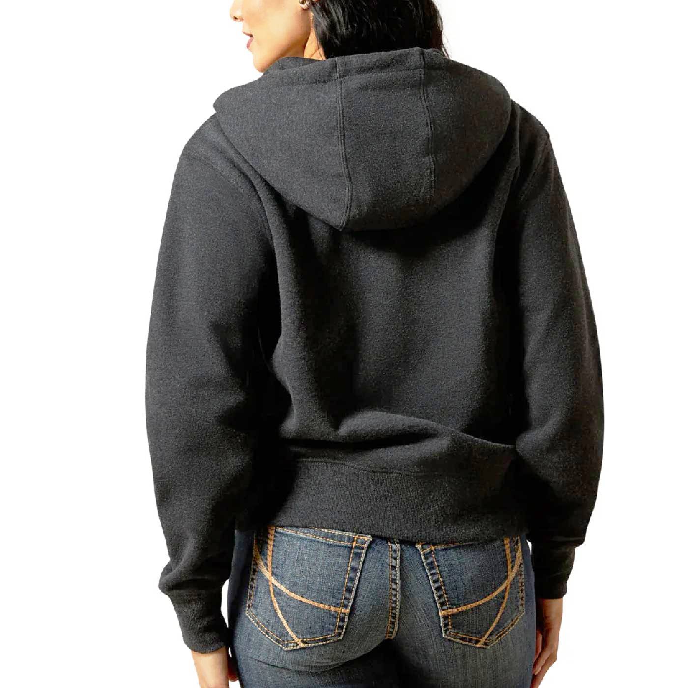 Ariat Women's Stitched Full Zip Hoodie - Image 2