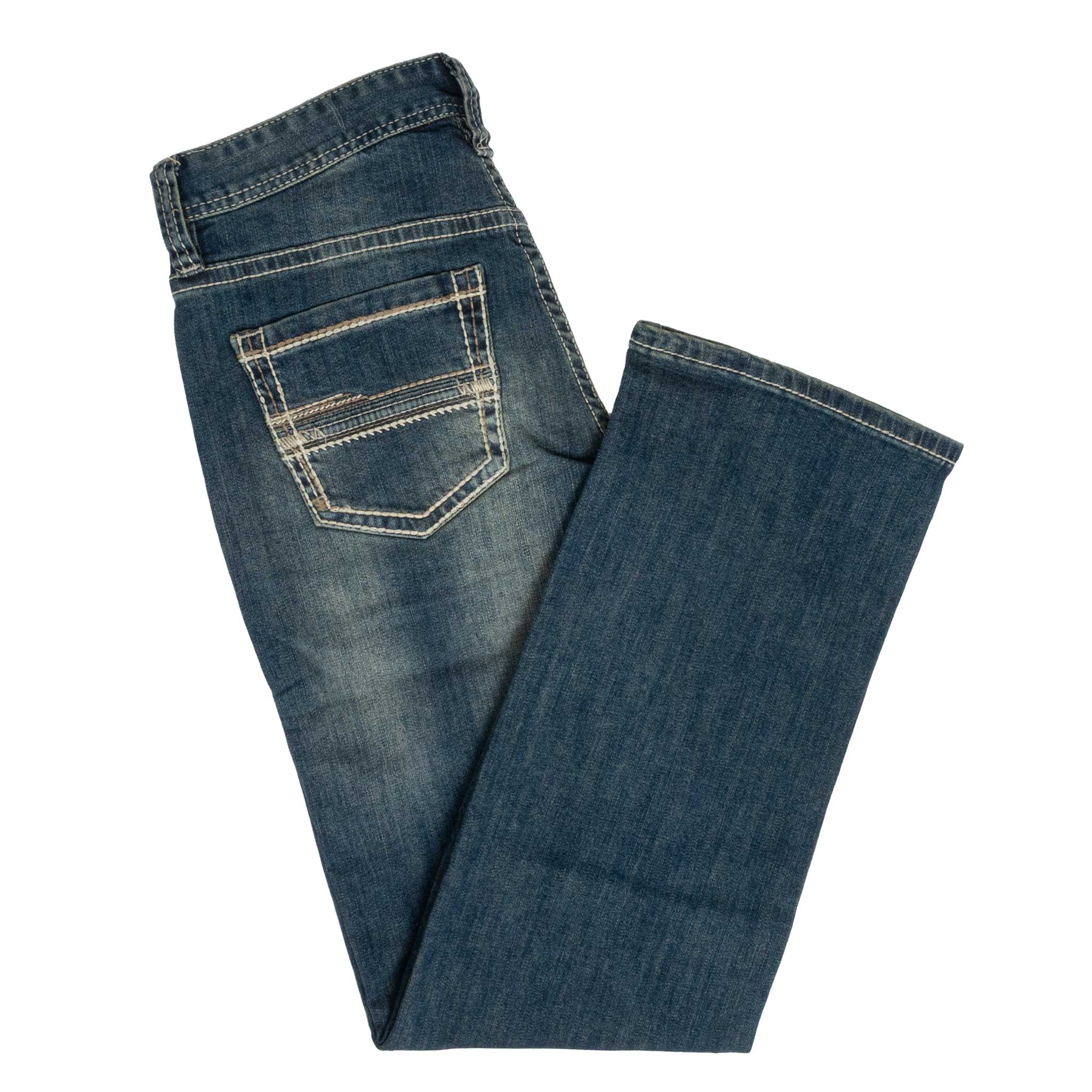 Rock & Roll Denim Men's Straight Embroidered Double Barrel Jean - Image 2
