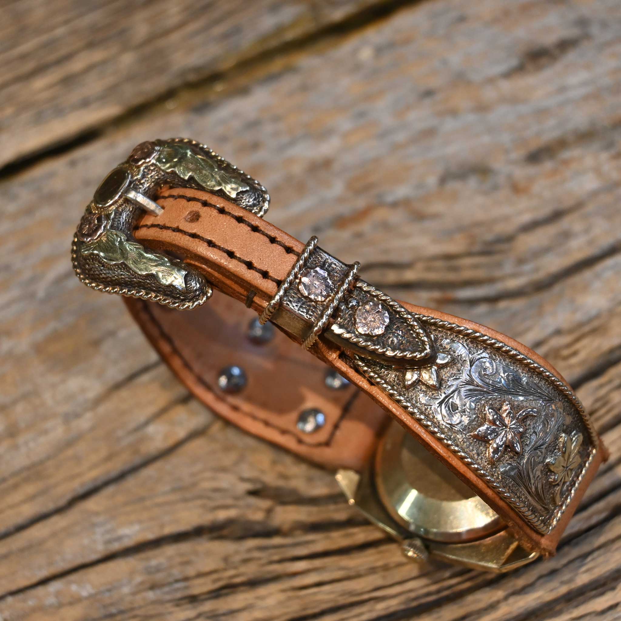 Stunning 1960's Longines Admiral Goldfill Watch w/Sunset Trails Buckle - Image 3