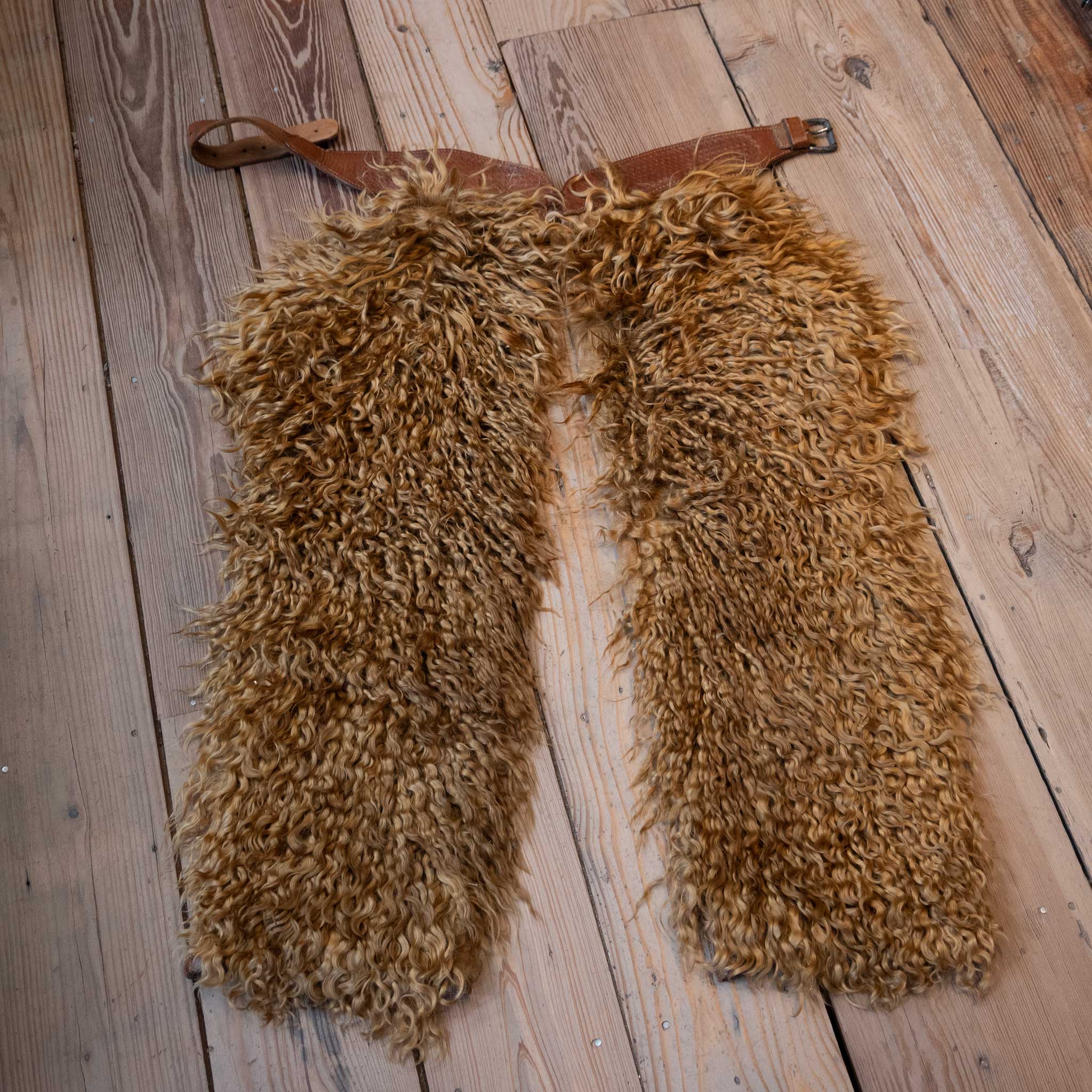 Very Rare Vintage Golden Woolie Chaps