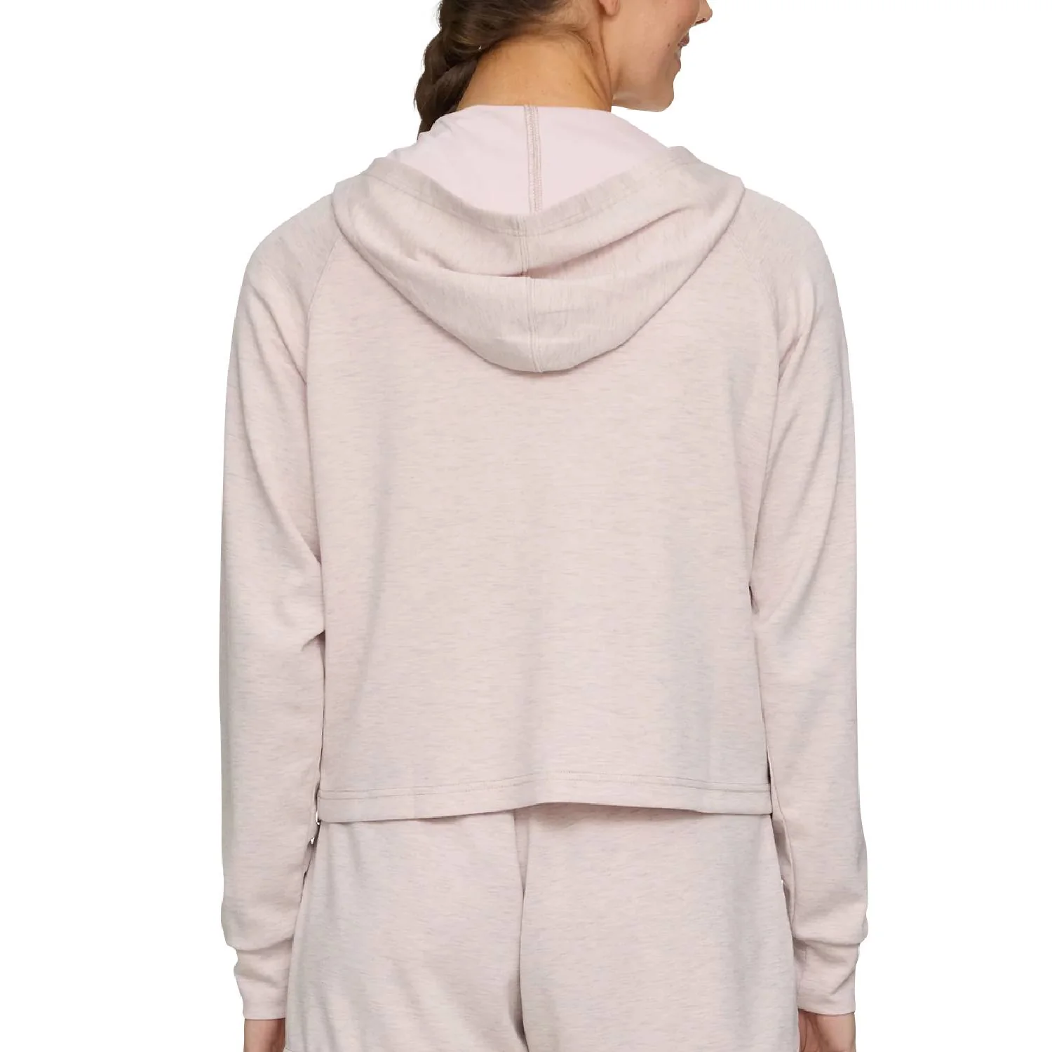 Flag & Anthem Women's Pink Heather Super Soft Full Zip Hoodie - Image 2