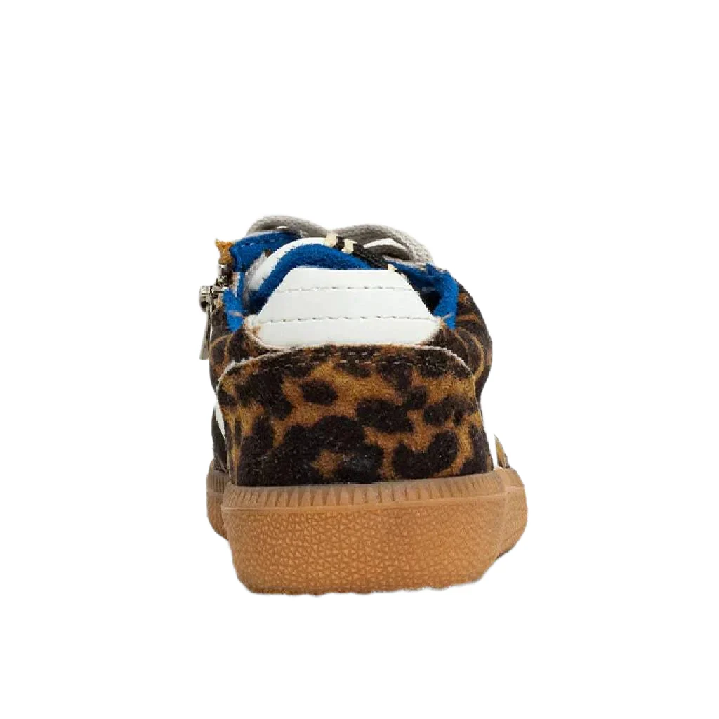 ShuShop Toddler Girl's Sydney Mini Leopard Print Sneaker - Image 2