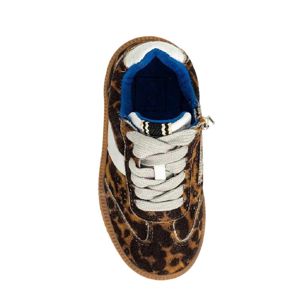 ShuShop Toddler Girl's Sydney Mini Leopard Print Sneaker - Image 3