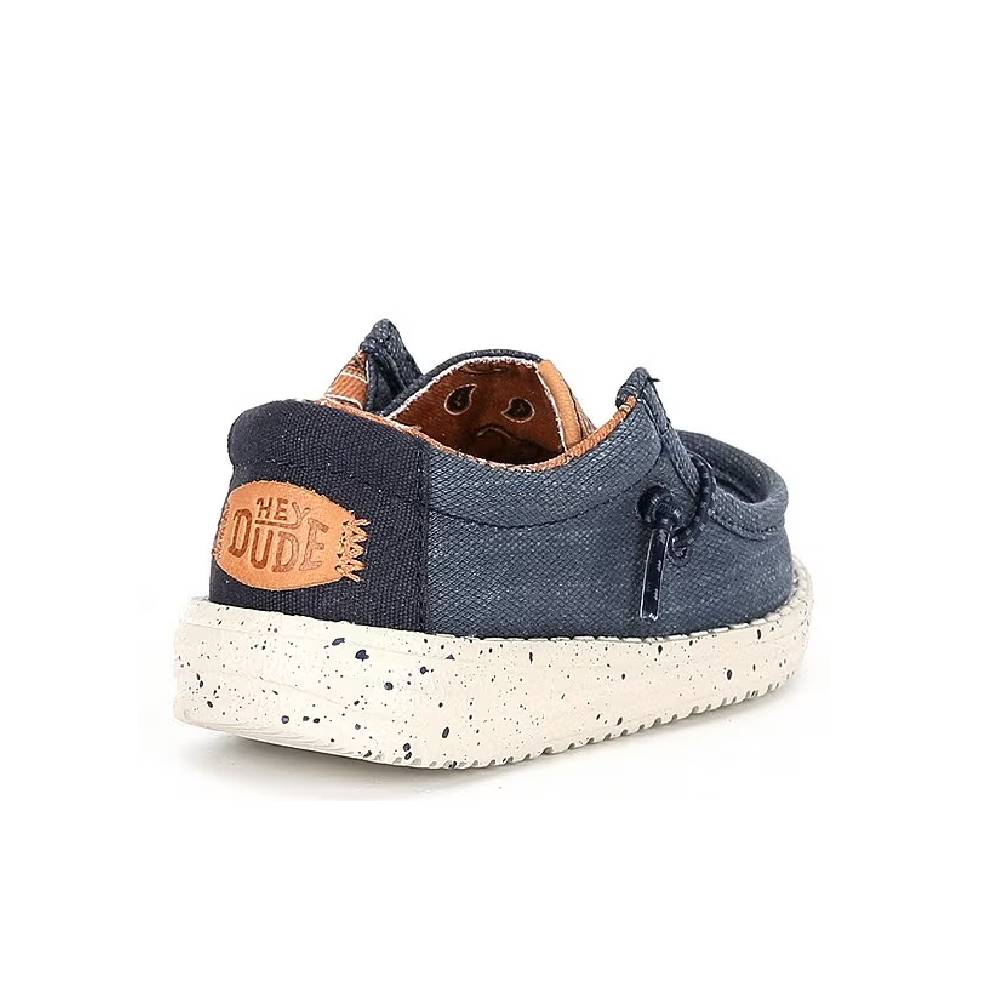 Hey Dude Toddler Wally Washed Canvas - Navy - Image 2