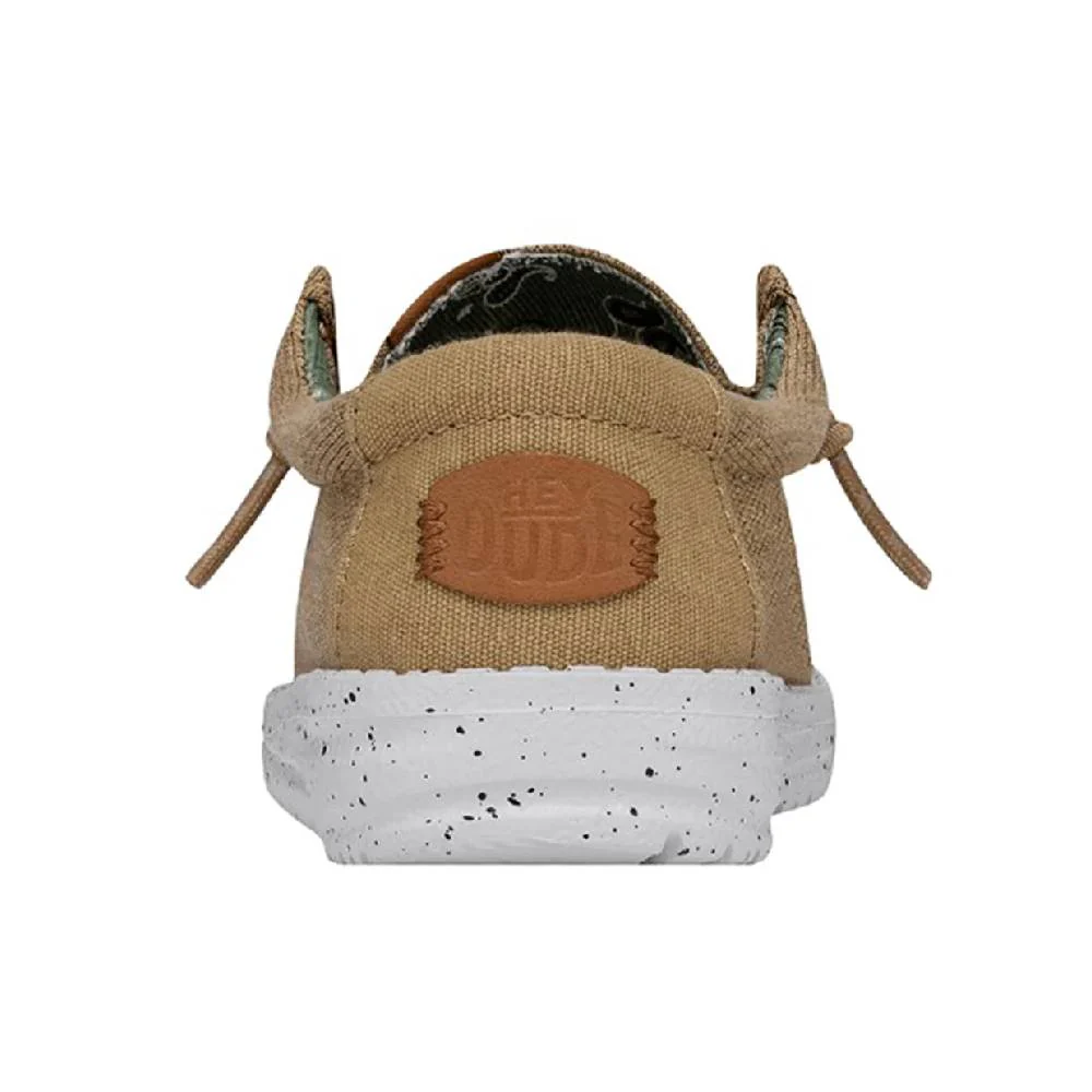 Hey Dude Toddler Wally Washed Canvas - Walnut - Image 3