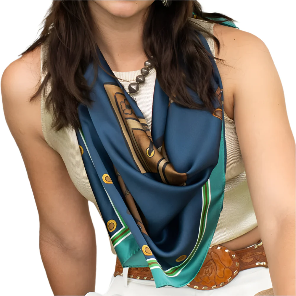 Fringe Scarves "Take A Seat" Long Wild Rag - Image 2