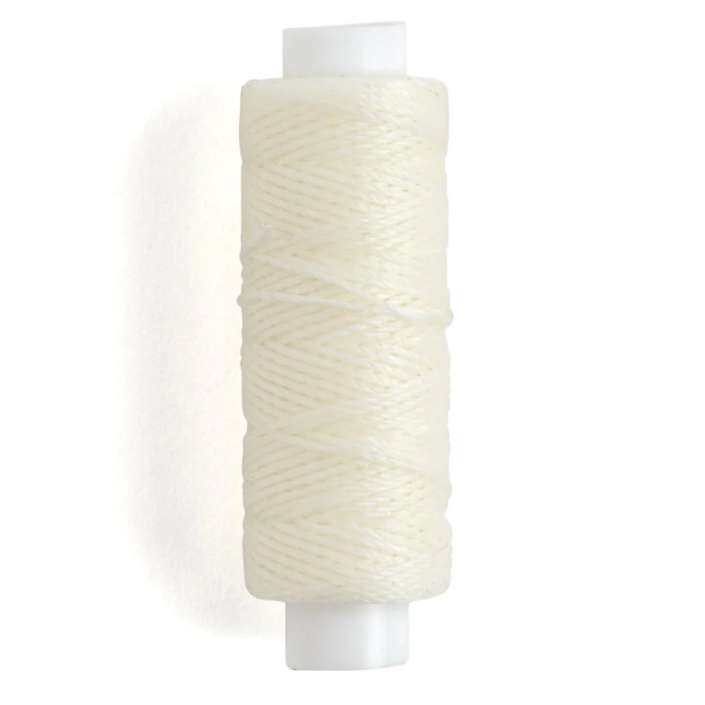 Tandy Leather - Waxed Nylon Thread 25 Yards, White