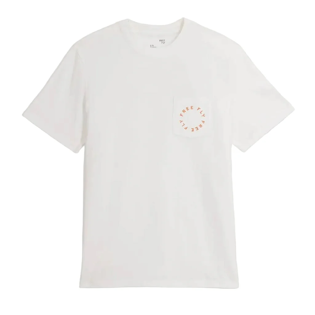 Free Fly Target Species Pocket Tee - Bright White - Image 2