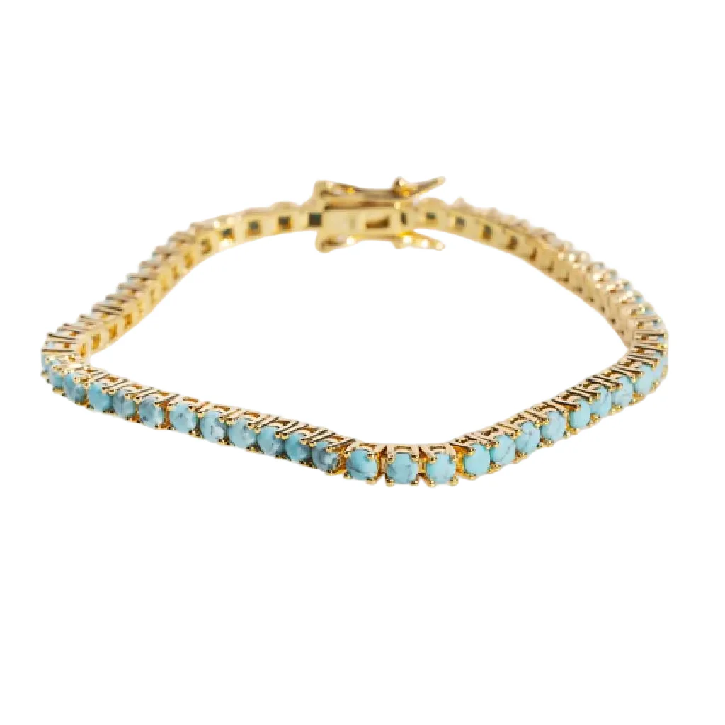 Turquoise Tennis Bracelet
