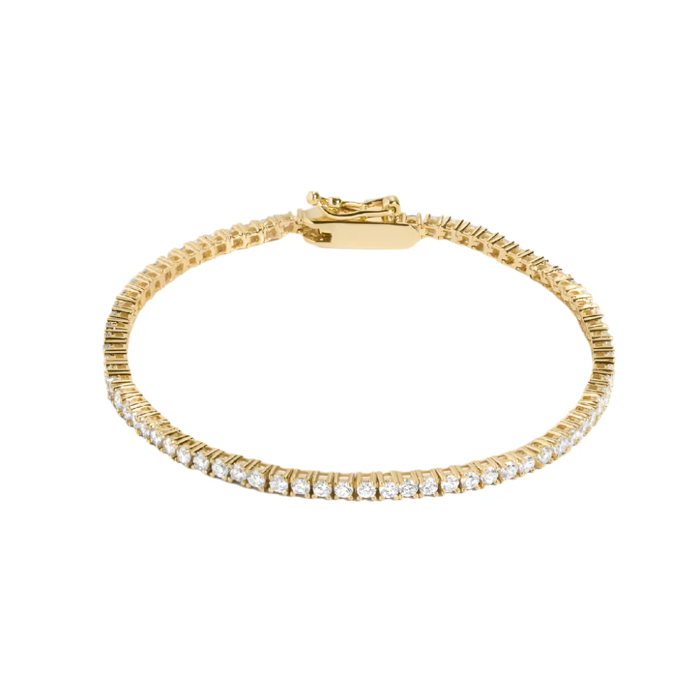 Gold Tennis Bracelet