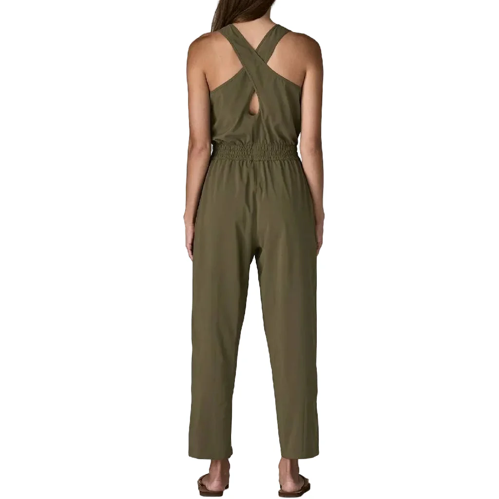 Patagonia Women's Terrebonne Traveler Basin Green Jumpsuit - Image 2