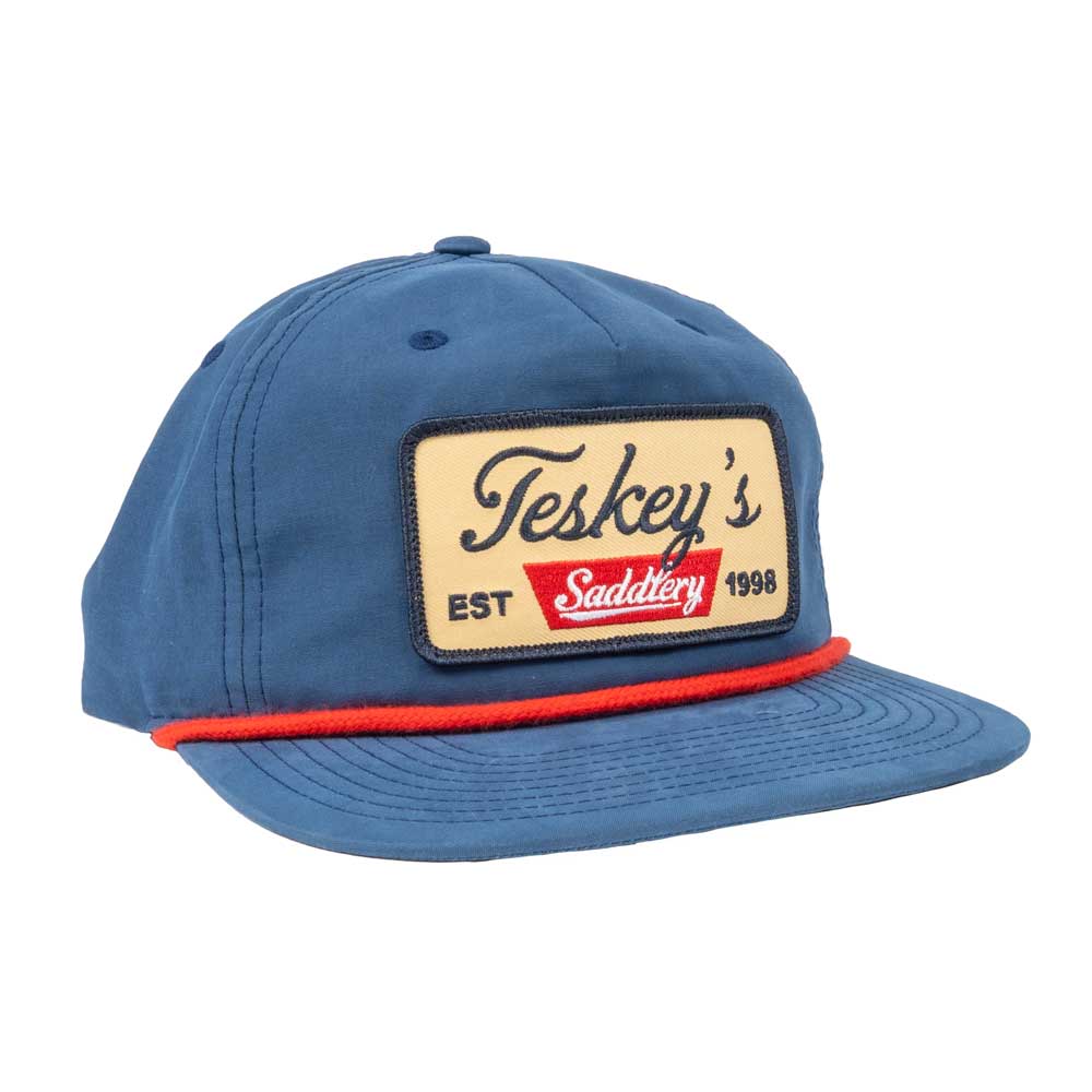 Teskey's Saddlery Original Patch Rope Cap - Navy - Image 2