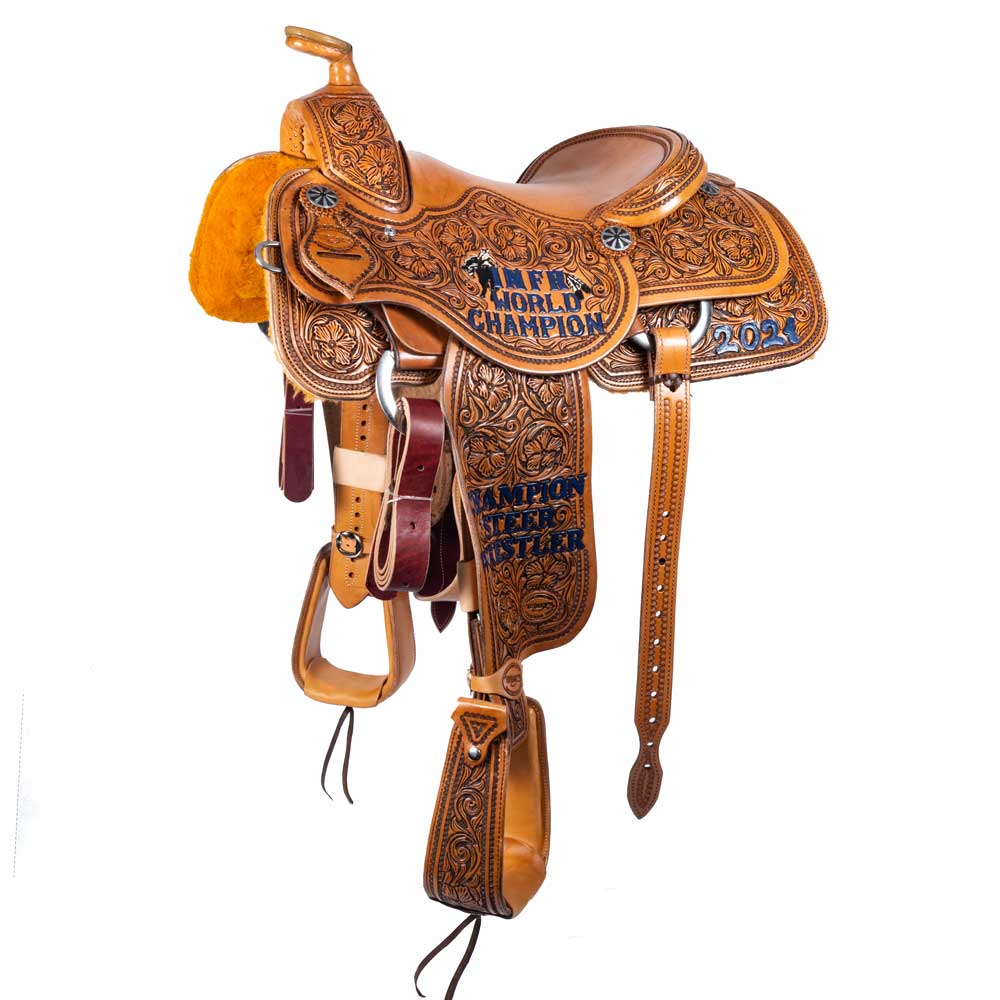 Trophy Steer Wrestling Saddle #55