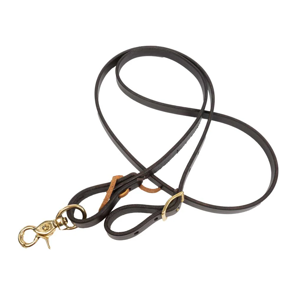 Teskey's 1/2" Chocolate Pony Roping Reins