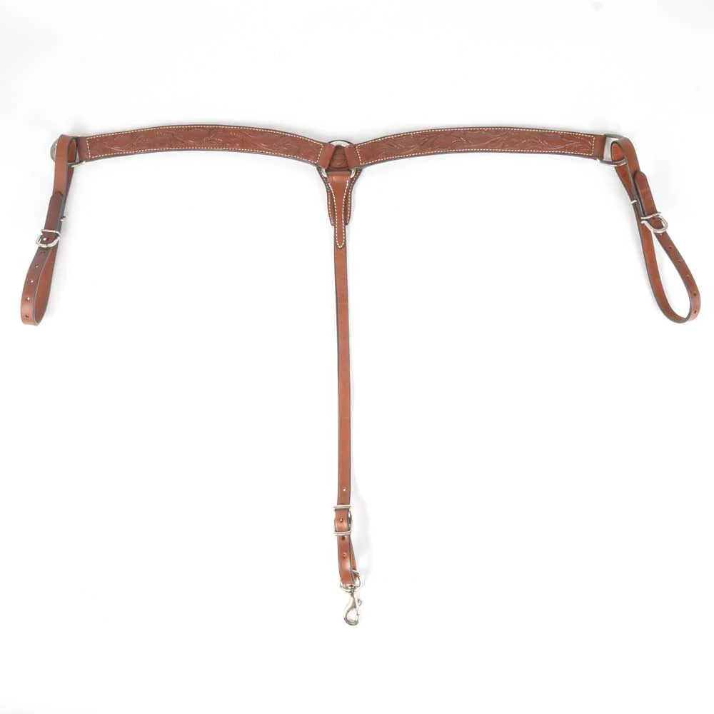Teskey's 1-1/2" Breast Collar w/Floral Tooling - Image 3