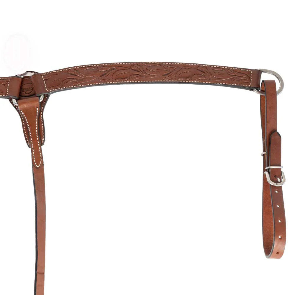 Teskey's 1-1/2" Breast Collar w/Floral Tooling - Image 4