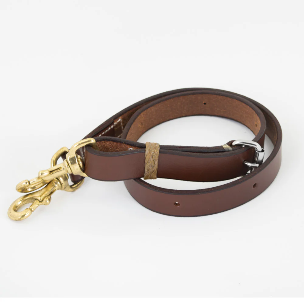 Teskey's 1" Tie Down Strap With Rawhide Accents - Image 3