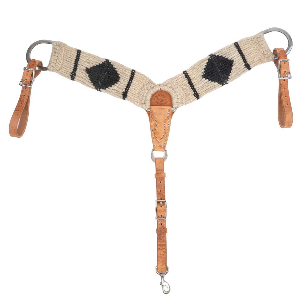 Mustang 100% Mohair Diamond Pattern Breast Collar - Image 2