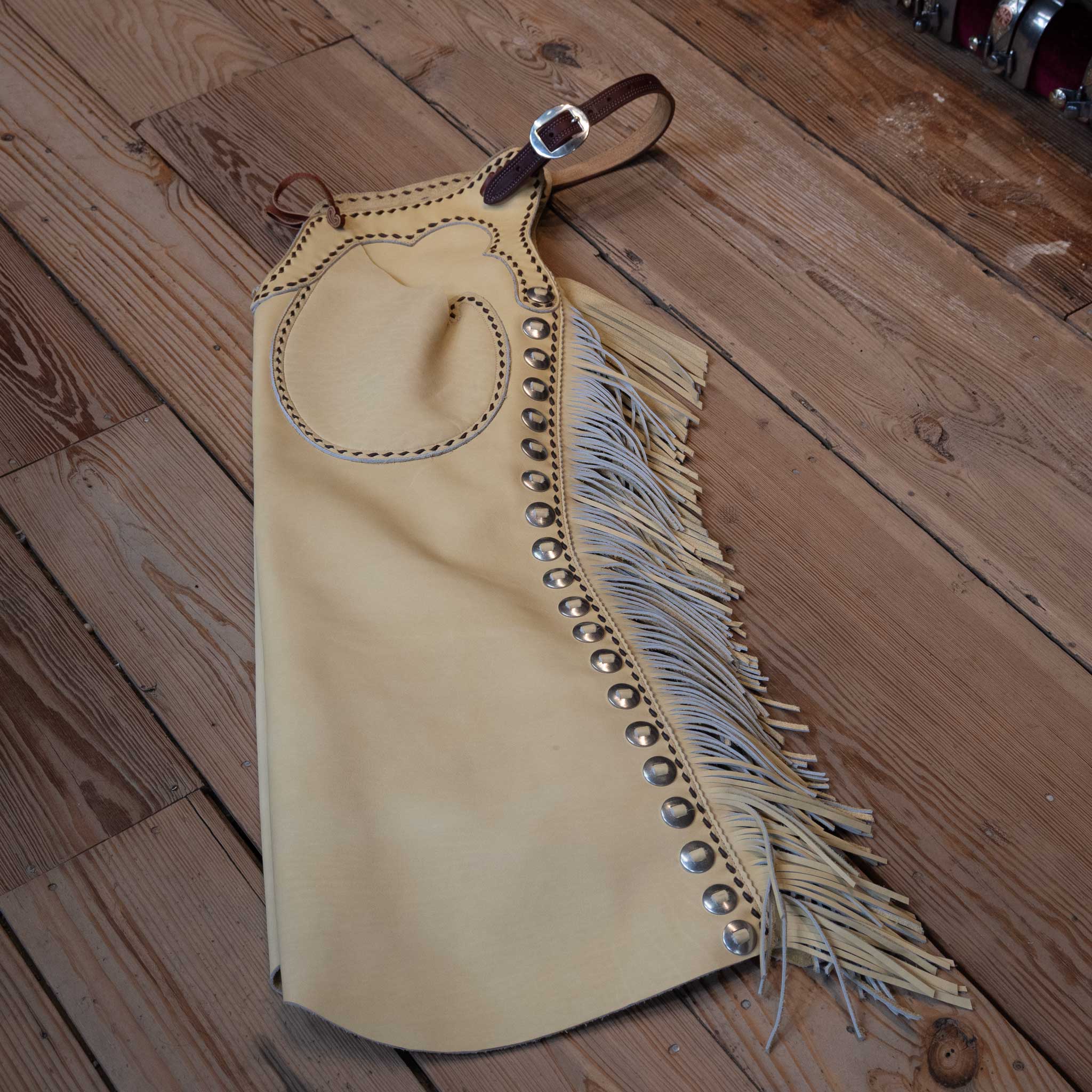 Teskey's "101" Stepthrough Cowboy Chaps w/Full Concho's