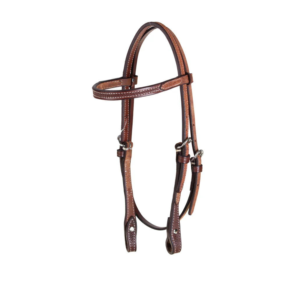 Teskey's 3/4" Roughout Browband Headstall - Image 2