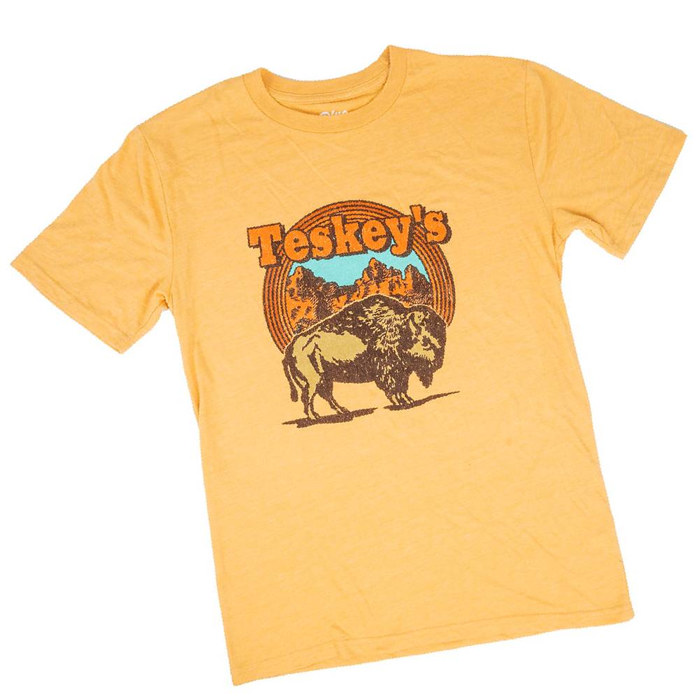 Teskey's Badlands Tee - Mustard - Image 2