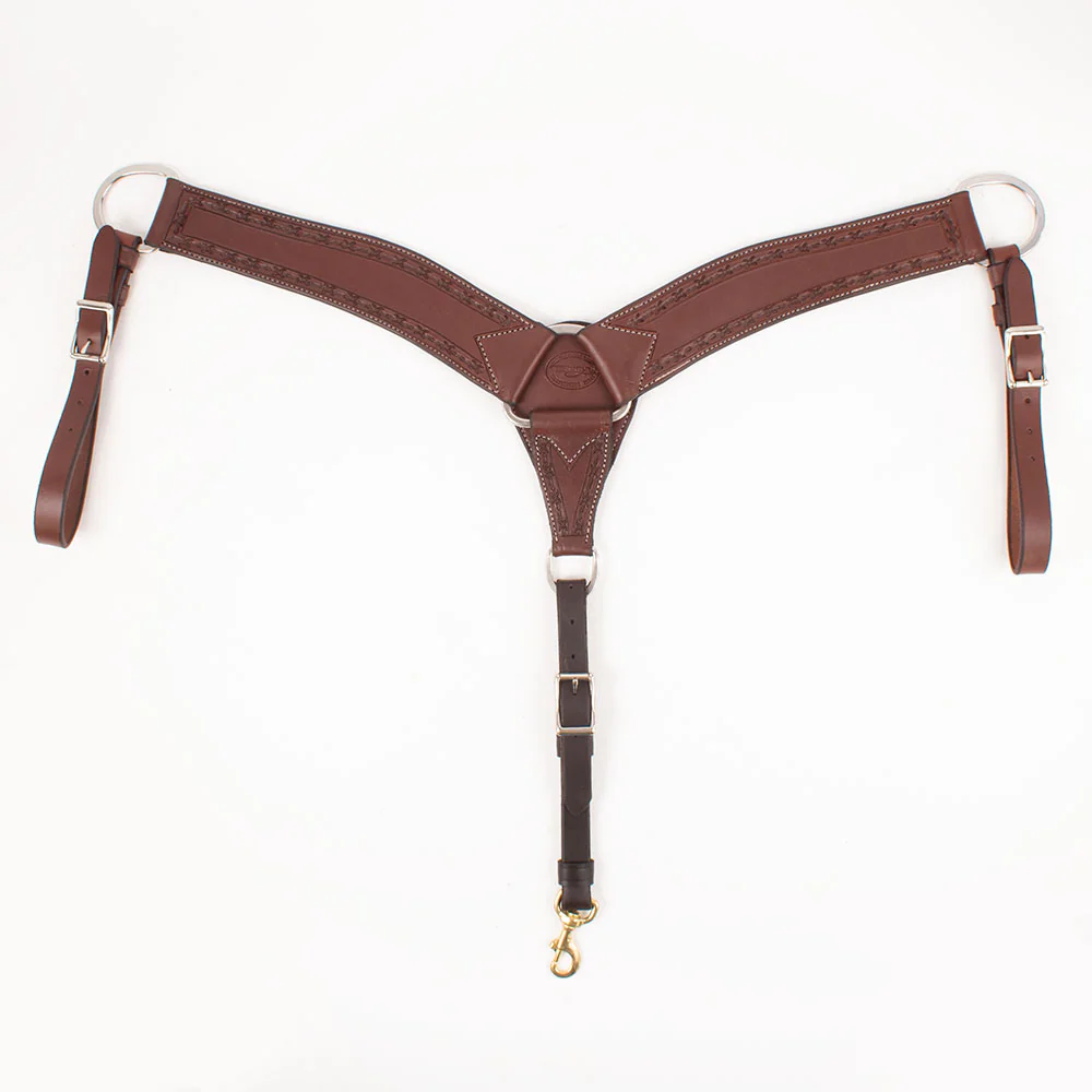 Teskey's 3" Barbwire Border Breast Collar - Image 3
