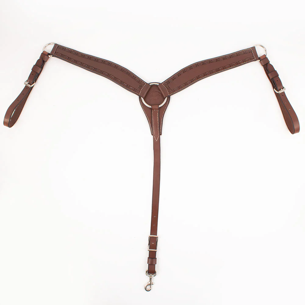 Teskey's 2-1/2" Barbwire Border Breast Collar - Image 3