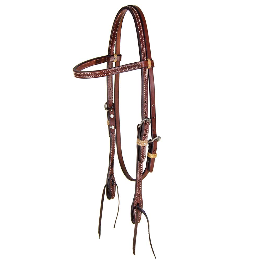 Teskey's Barbwire Browband Headstall - Image 2