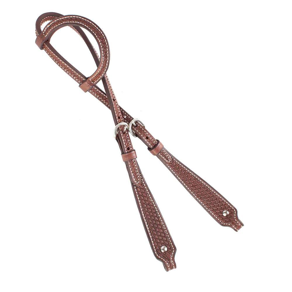 Teskey's Basket Stamped One Ear Headstall - Image 2