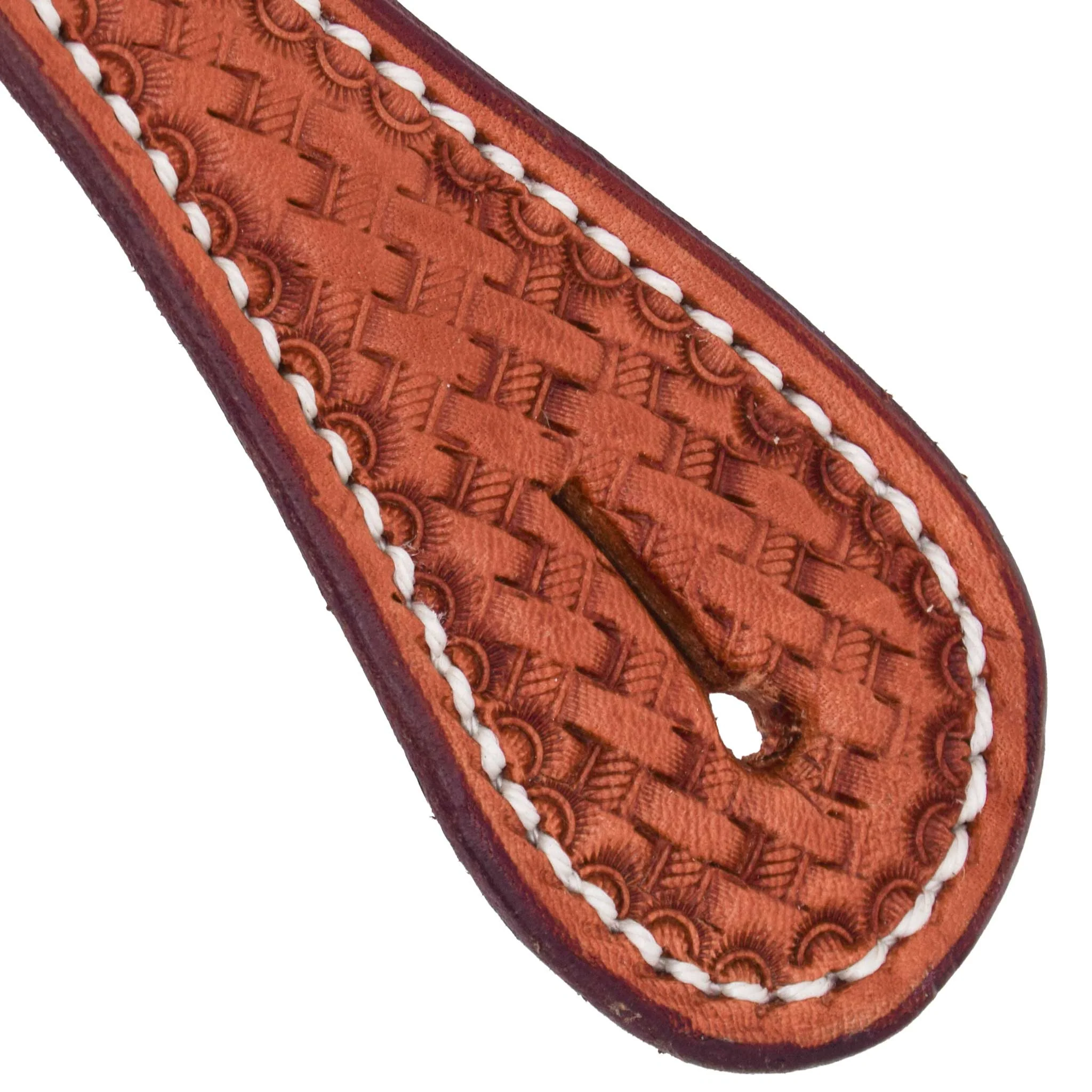Teskey's Basketweave Straight Spur Straps - Image 4