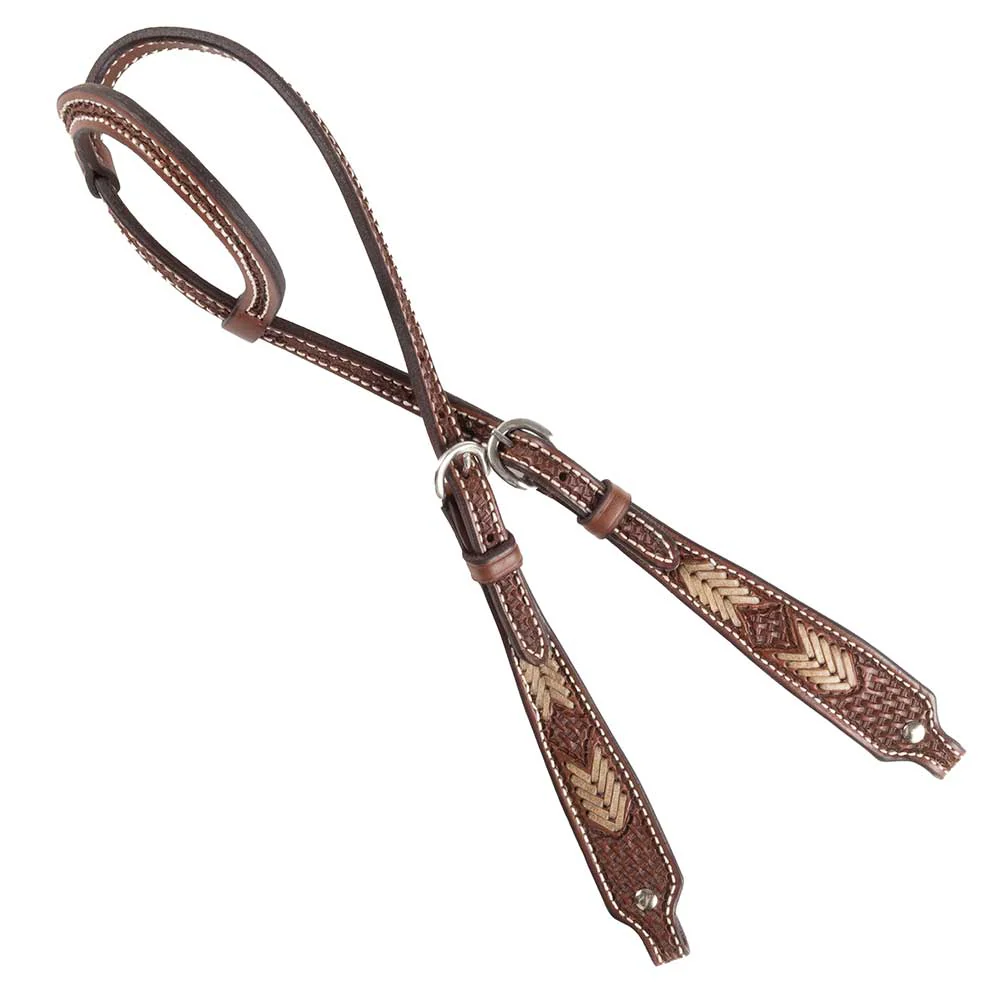 Teskey's Basketweave One Ear Headstall - Image 2